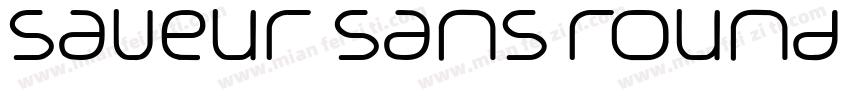 Saveur Sans Round Se字体转换